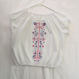 White peasant top for kids *****3 for $15